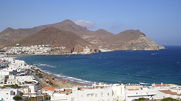 Vista del núcleo nijareño de San José en Almería.