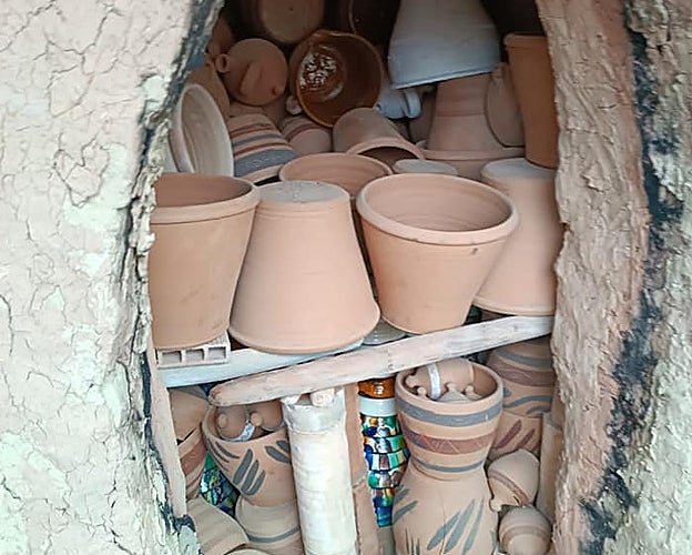 Horno árabe de Los Puntas, en Albox, para la cocción tradicional de la cerámica.