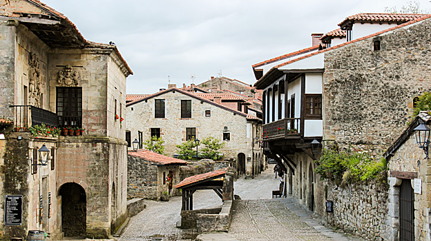 Imagen del pueblo de Santillana del Mar
