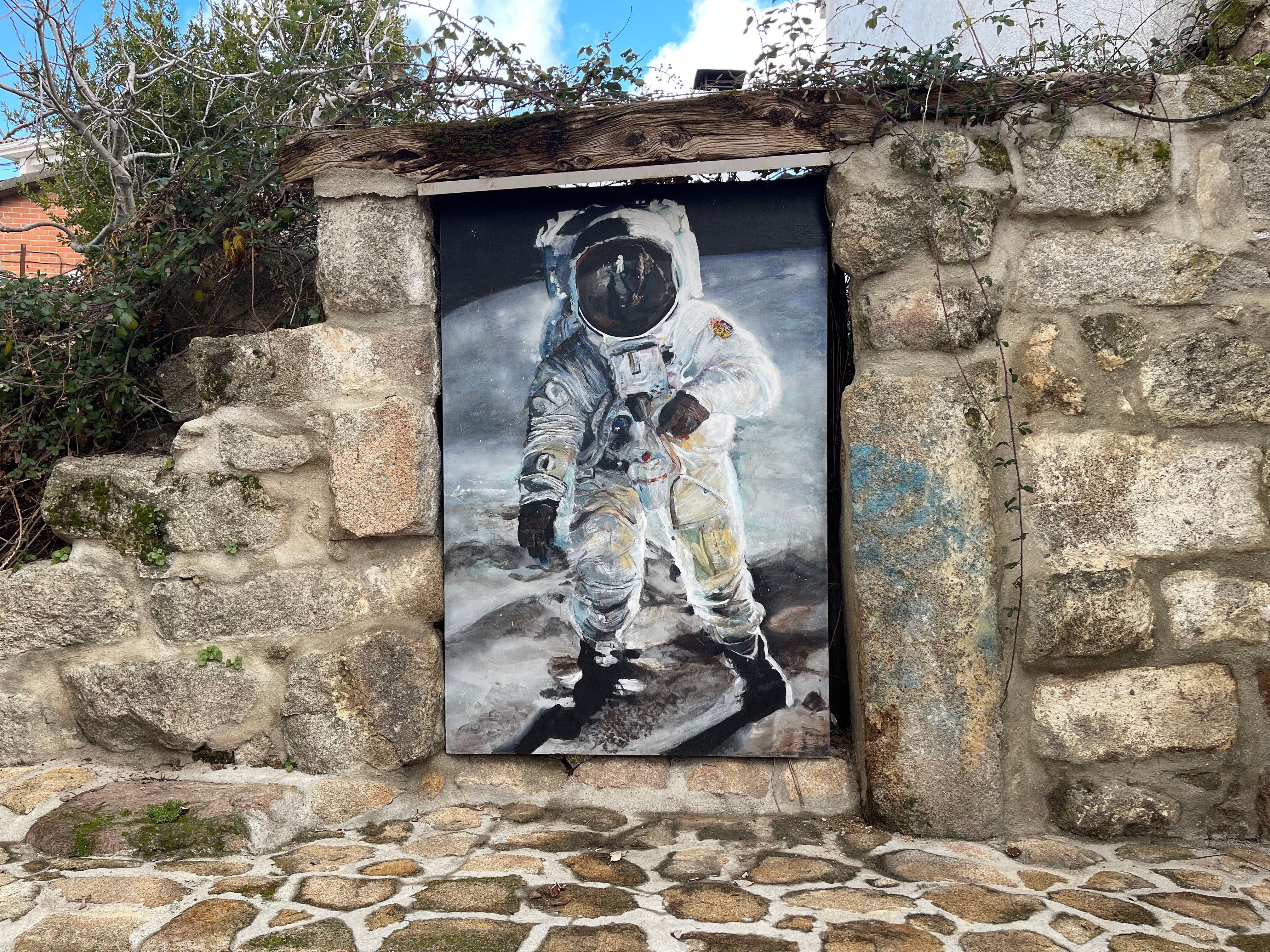 Mural de 'El astronauta'