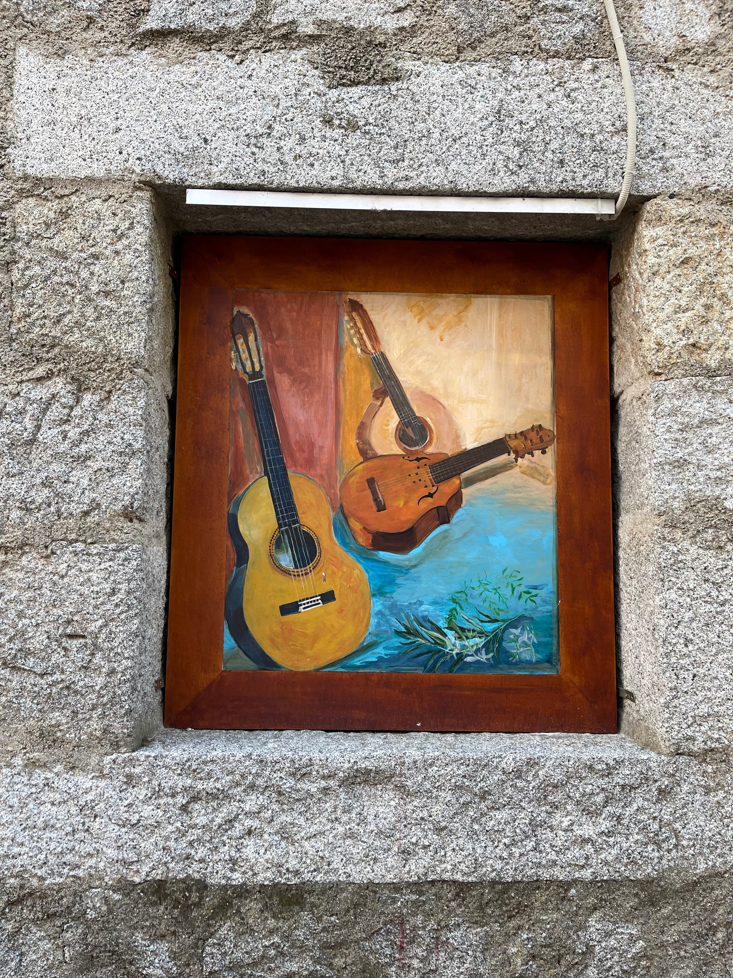 Detalle del mural de 'La casa de la música'