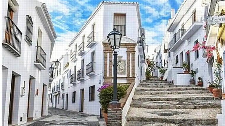 Una de las calles de Frigiliana