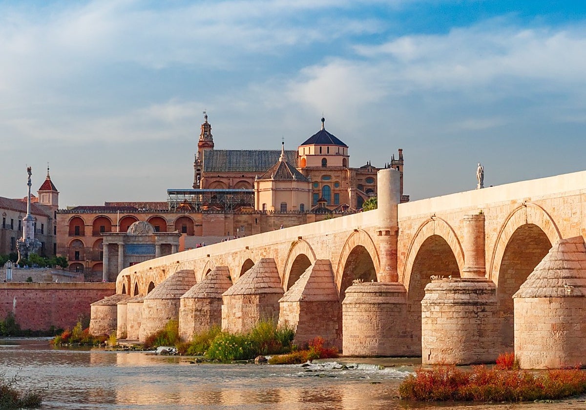 Vista del Puente Romano de Córdoba.