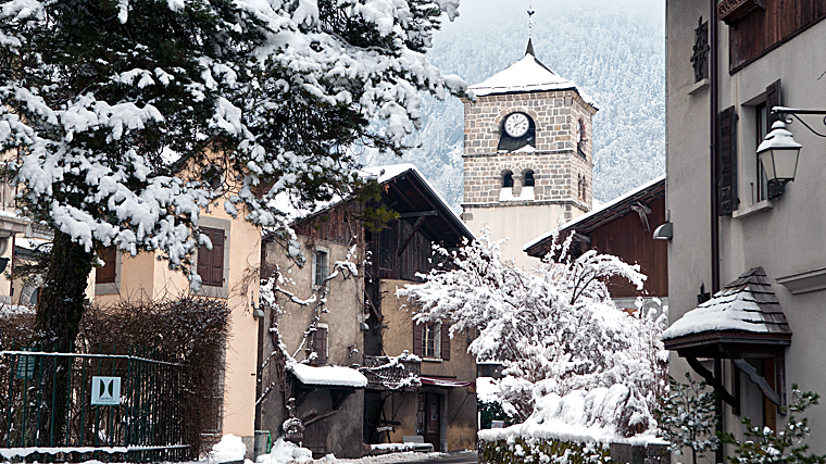 Imagen del pueblo de Samoëns
