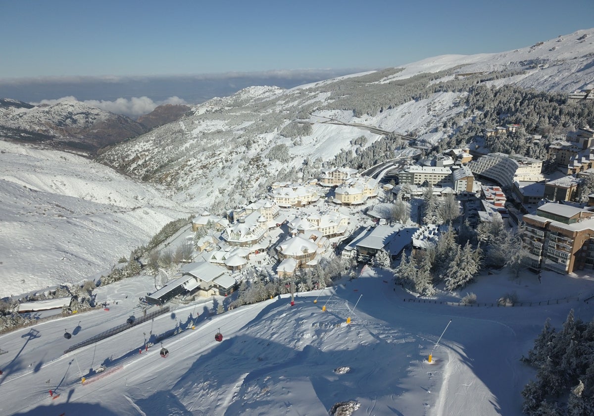 Imagen tomada el 11 de marzo de la estación de Sierra Nevada