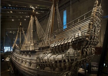 El barco Vasa en el Museo Vasa