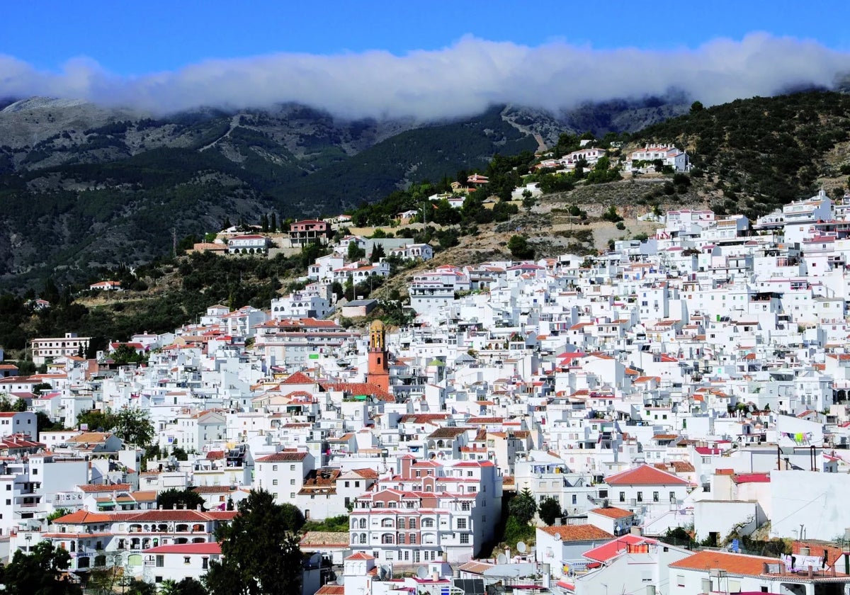 Panorámica de Cómpeta