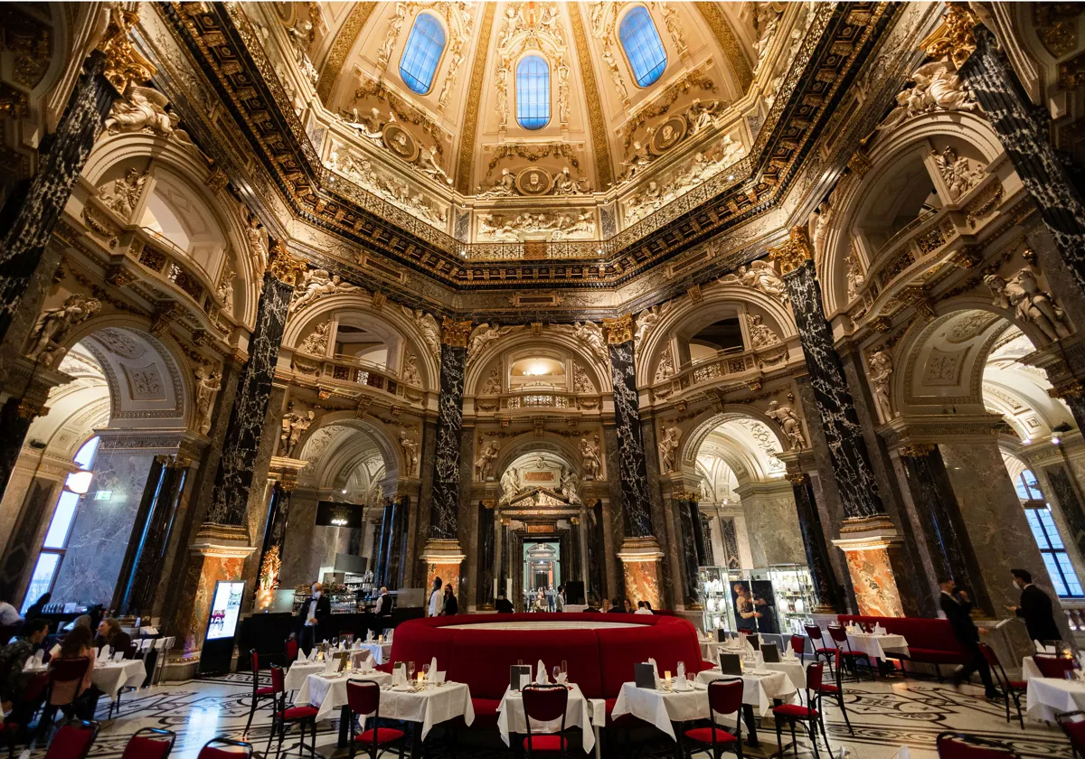 La cúpula octogonal es la estancia más famosa del Museo de Historia del Arte de Viena