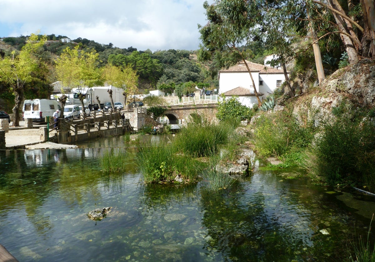 Nacimiento del río Genal en Igualeja