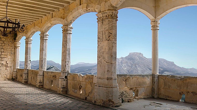Balcón del Castillo de Vélez-Blanco.