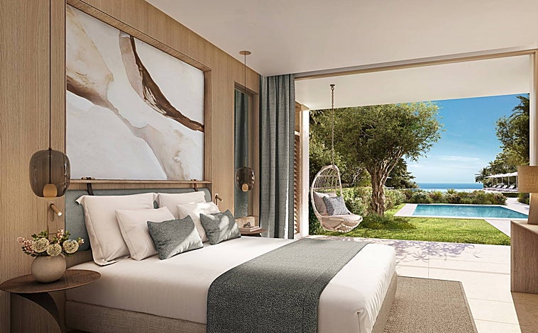 Imagen principal - Así es el hotel Ikos Andalusia. 