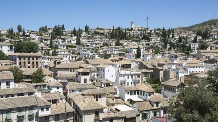 Panorama desde La Churra, justo debajo de la Alhambra