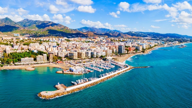 Vista panorámica de Marbella