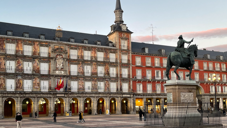 Imagen de la Plaza Mayor de Madrid