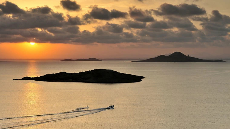 Atardecer en el Mar Menor