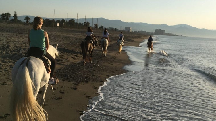 Ruta a caballo por Torremolinos