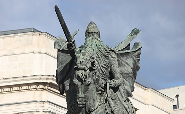 Estatua del Cid en Burgos