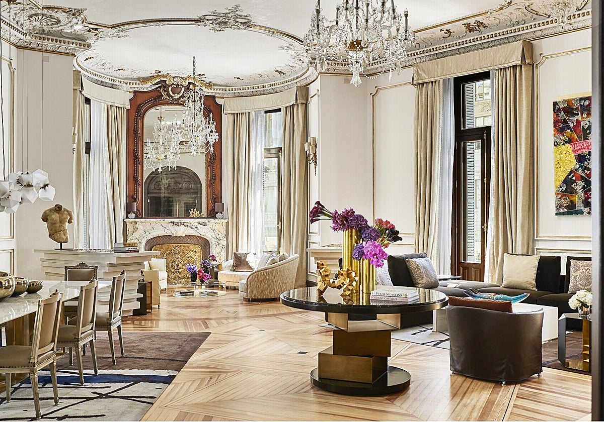 Una imagen de la Royal Suite en el hotel Four Seasons de Madrid