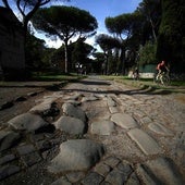 La 'reina de las calzadas', vestigio de la Antigua Roma, no tiene turistas