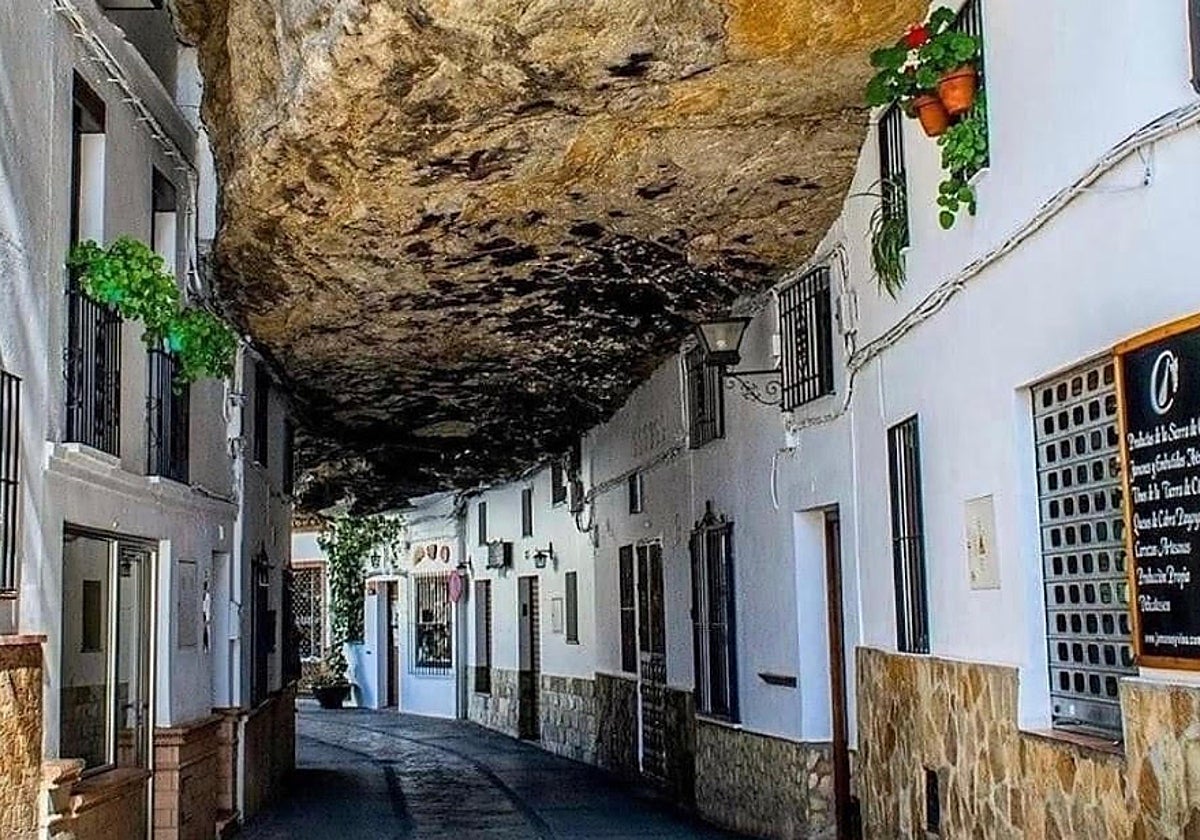 Calle Cueva de la Sombra en Setenil de las Bodegas