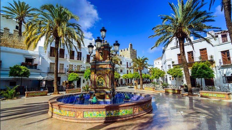 Plaza de España en Vejer de la Frontera