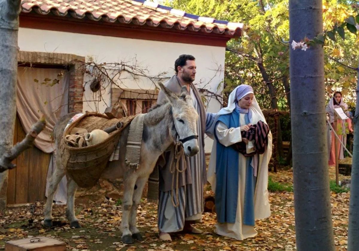 Así es el belén viviente, uno de los más bonitos de Andalucía, que se representa en un pueblo de Huelva