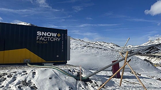 Formigal-Panticosa ensaya una tecnología que permite crear nieve con hasta 35º