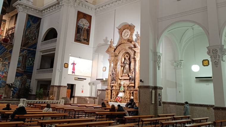 Interior of the Basilica of Jesus de Medinaceli