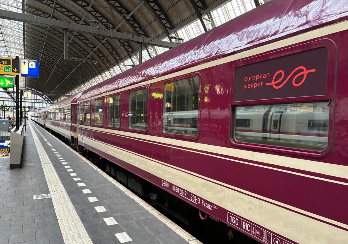 Uno de los trenes de European Sleeper