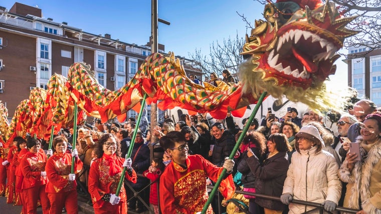 Desfile en Usera del Año Nuevo Chino