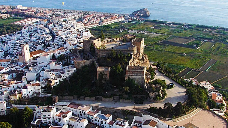 Vista de Salobreña en Granada