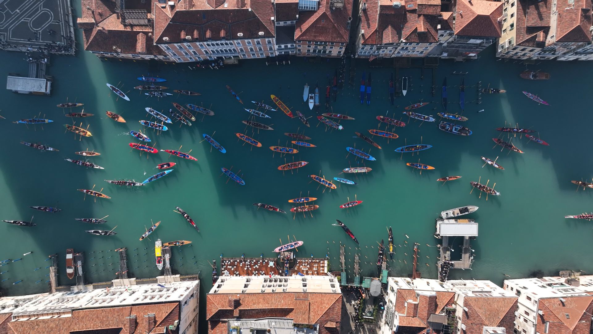 Vista panorámica del desfile