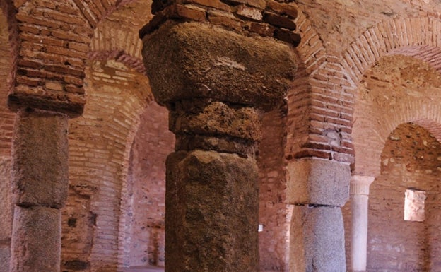 Interior de la mezquita de Almonaster la Real