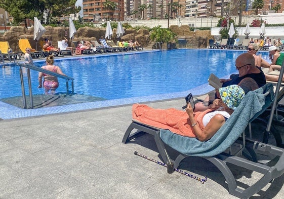 Turistas en Benidorm