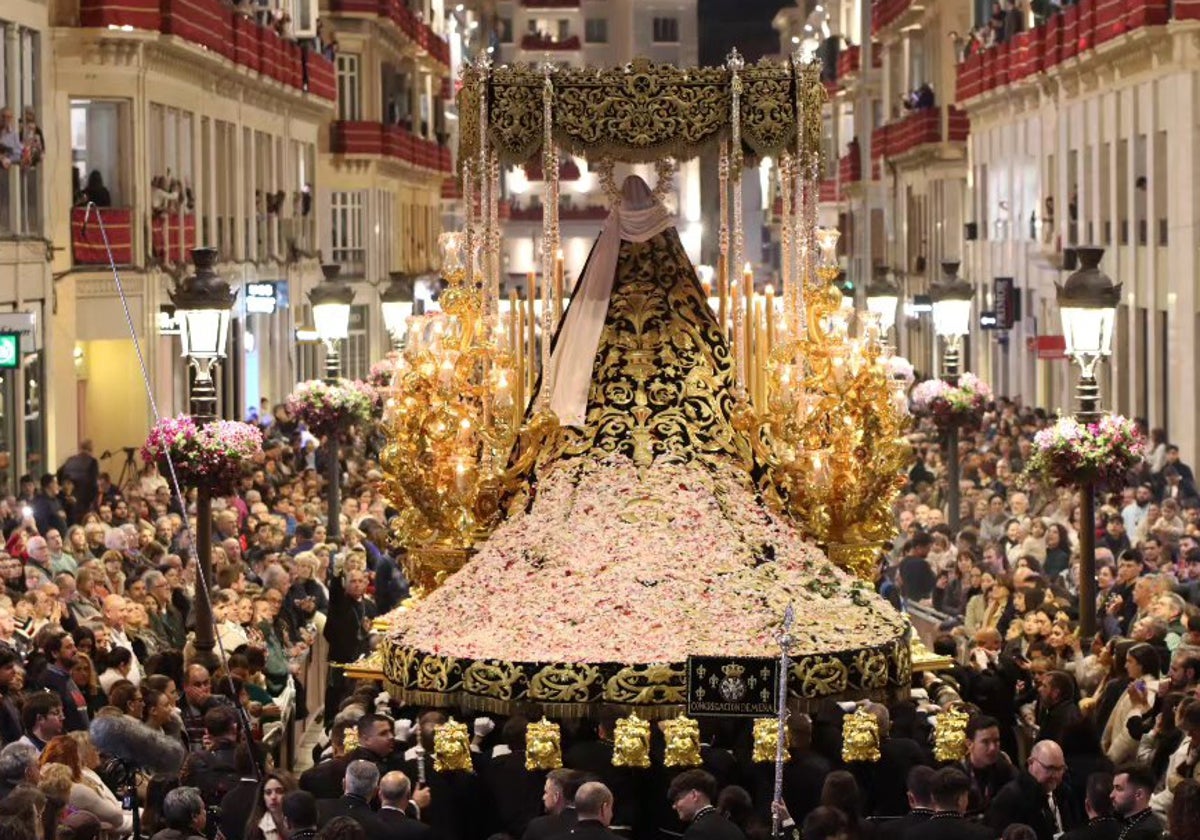 Una procesión del Jueves Santo en Málaga