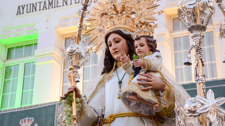 Imagen de la Virgen de las Viñas, patrona de Tomelloso