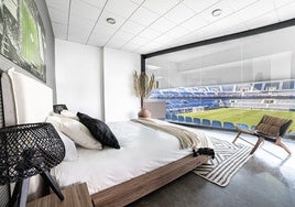 Imagen de la habitación en La Rosaleda