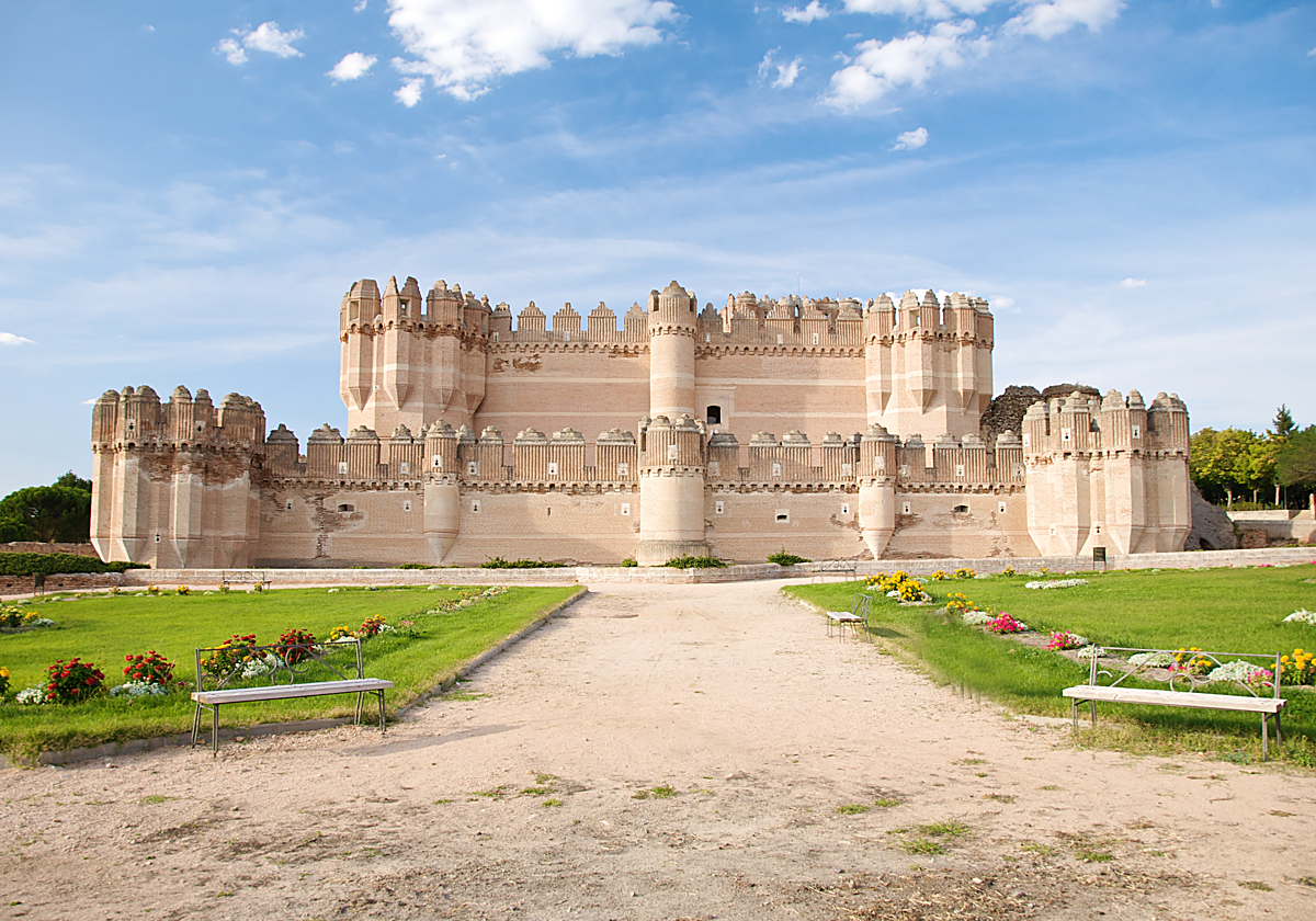 Imagen del castillo de Coca, ubicado en el pueblo segoviano del mismo nombre