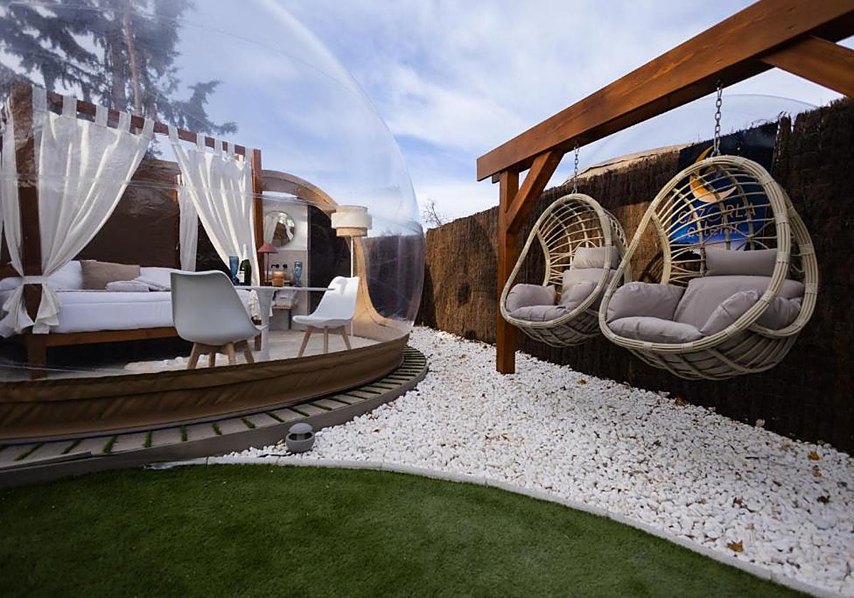Habitación burbuja del hotel 'Cazorla Estelar'