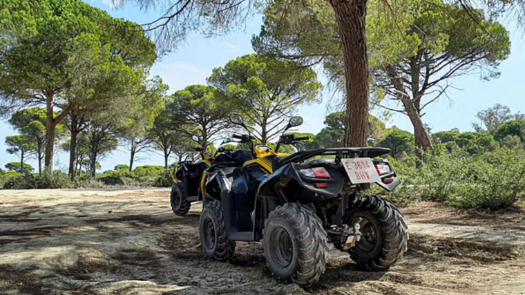 Ruta guiada en Quad por la naturaleza de Sancti Petri