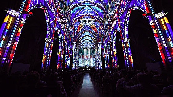 La catedral más grande de San Sebastián cobra vida con un espectáculo de video mapping, música e historia