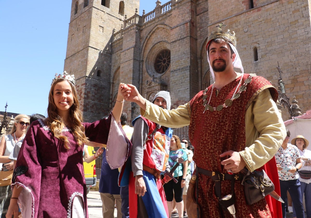 Representación de la boda de Pedro I de Castilla y Blanca de Borbón