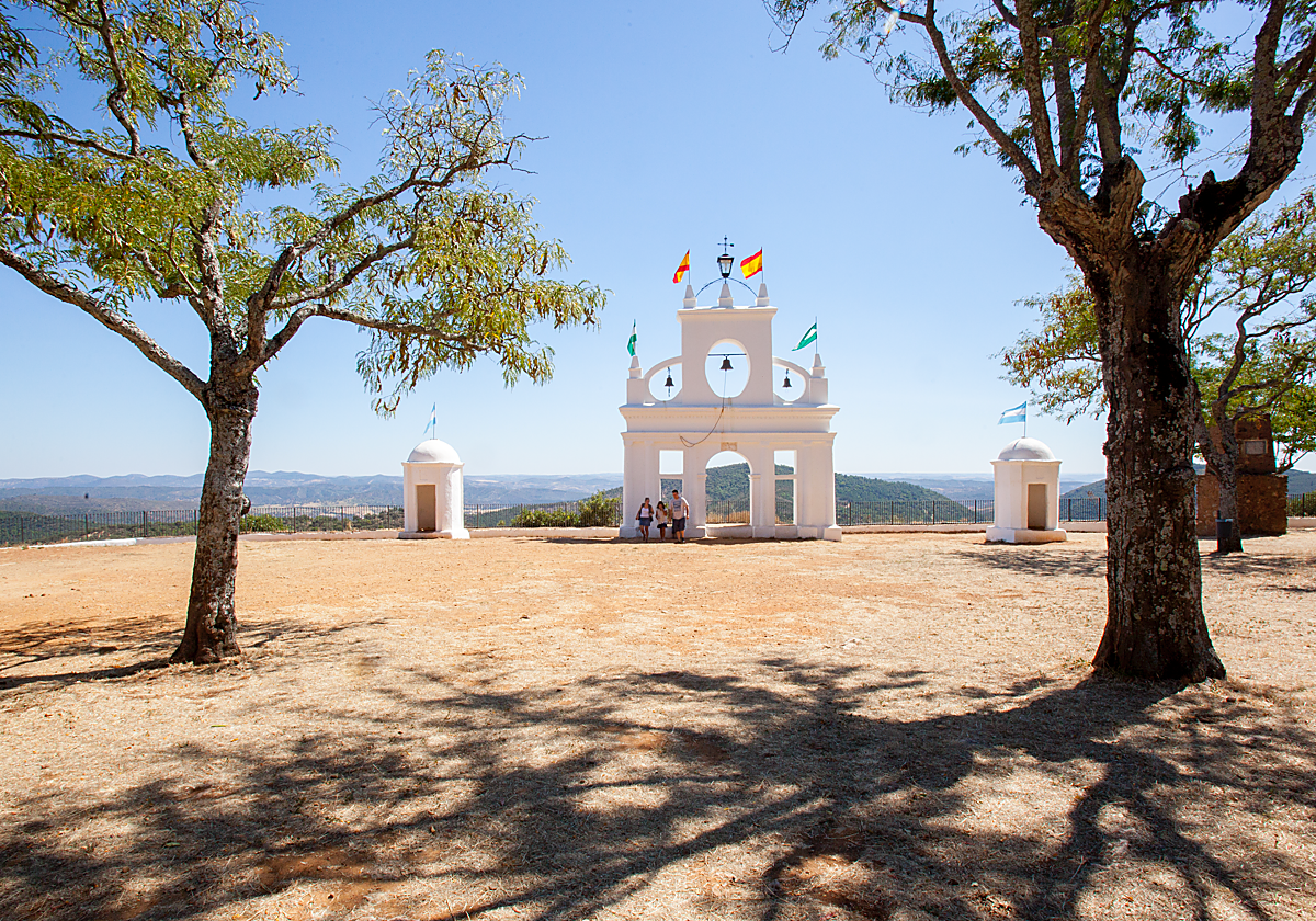 Imagen de la Peña de Arias Montano, en Huelva