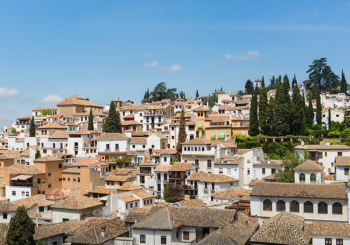 El barrio del Albaicín es el más antiguo de Granada y uno de los más bonitos