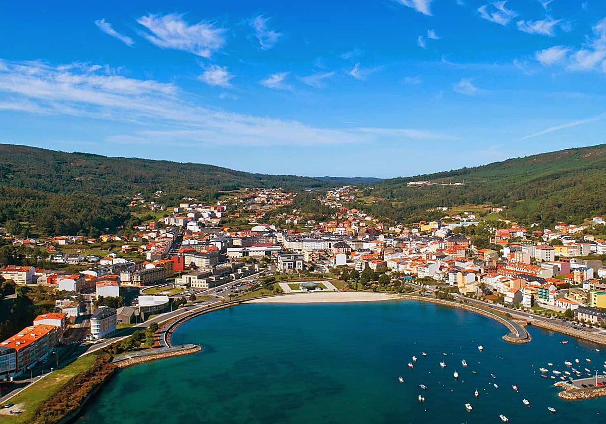 Imagen de la río de Cee-Corcubión, en la Costa da Morte