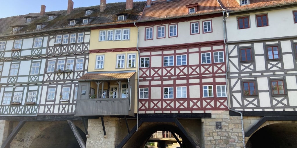 El puente habitado más largo de Europa está en Erfurt y ha cumplido 700 años