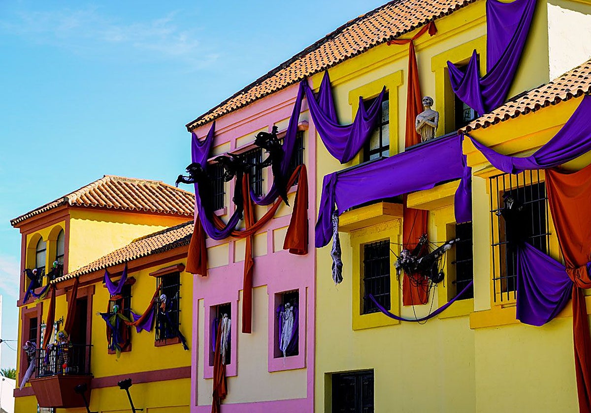 La decoración más terrorífica en Isla Mágica