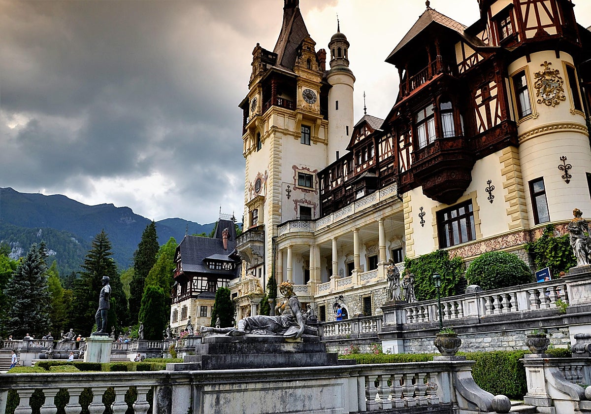 Imagen del castillo de Peles, en Sinaia (Rumanía)