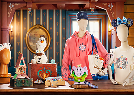 Imagen secundaria 1 - Souvenirs, Olaf y la nueva atracción Frozen Ever After