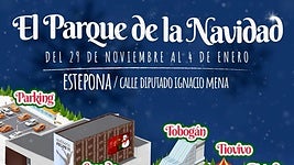 El Parque de la Navidad más impresionante está a 2 horas de Sevilla: tobogán de hielo, atracciones y casa de Papá Noel